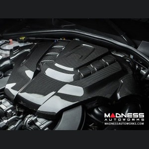 Alfa Romeo Stelvio Engine Cover - Carbon Fiber - Quadrifoglio 